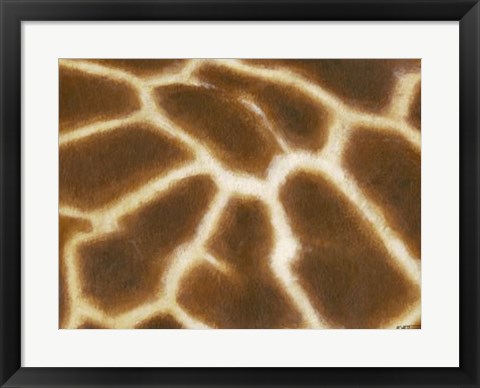 Framed Giraffe I Print