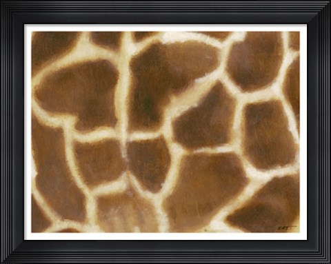 Framed Giraffe II Print