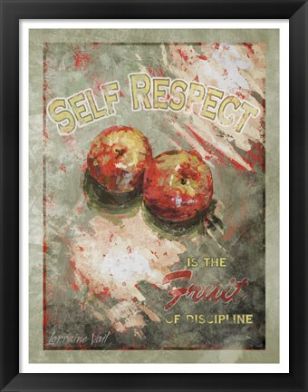 Framed Self Respect Print