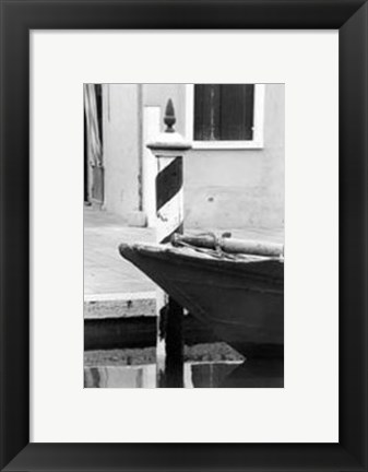 Framed Waterways of Venice I Print