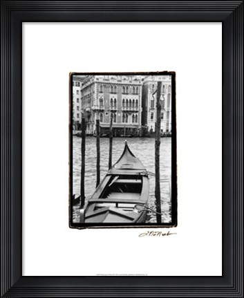 Framed Waterways of Venice III Print