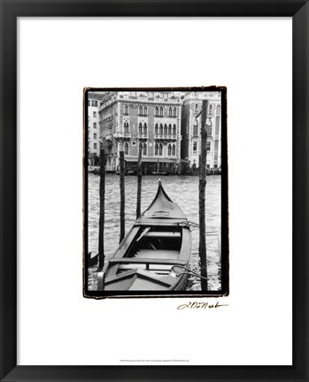 Framed Waterways of Venice III Print