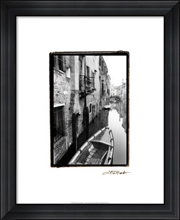 Framed Waterways of Venice V Print