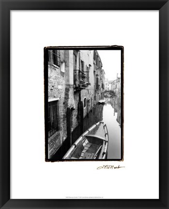 Framed Waterways of Venice V Print