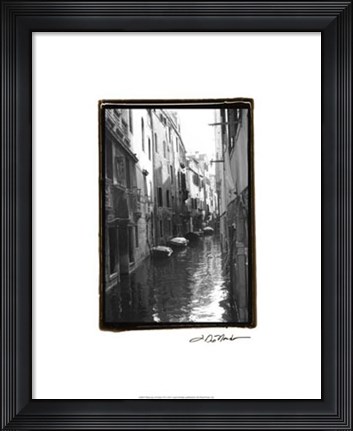 Framed Waterways of Venice VII Print