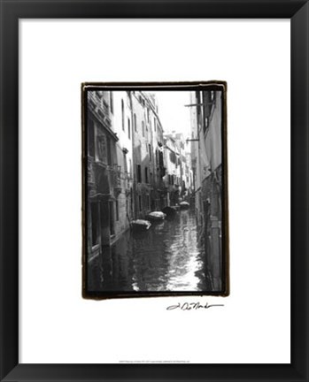 Framed Waterways of Venice VII Print