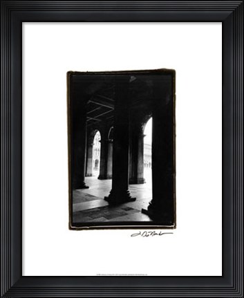 Framed Archways of Venice III Print