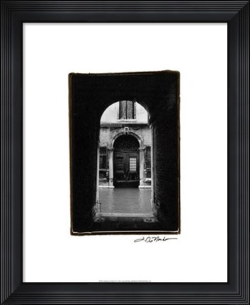 Framed Archways of Venice IV Print