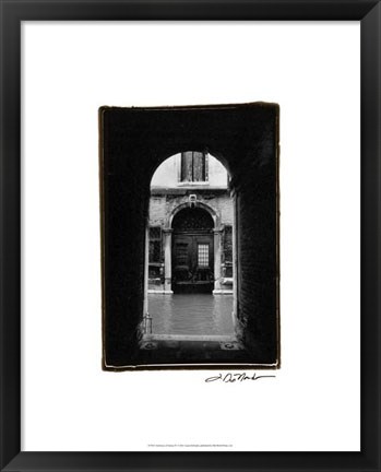 Framed Archways of Venice IV Print