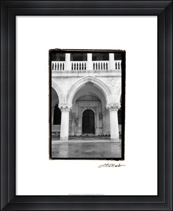 Framed Archways of Venice V Print