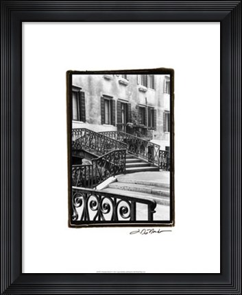 Framed Venetian Stroll IV Print