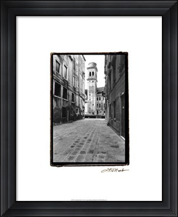 Framed Venetian Stroll VI Print