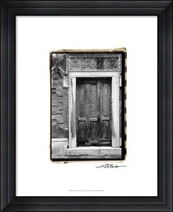Framed Doors of Venice I Print