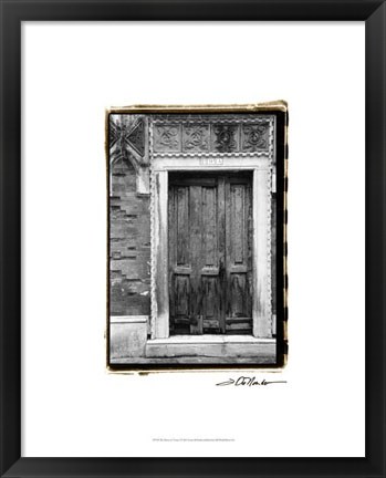 Framed Doors of Venice I Print