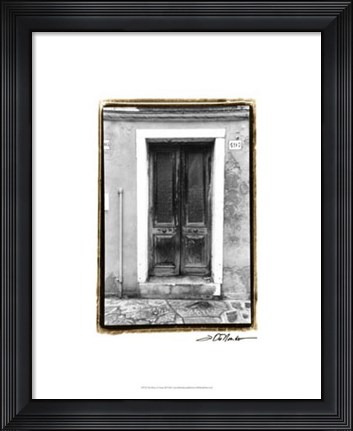 Framed Doors of Venice II Print