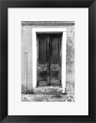 Framed Doors of Venice II Print