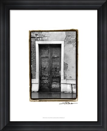 Framed Doors of Venice III Print