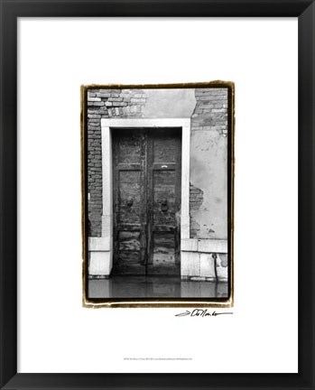 Framed Doors of Venice III Print