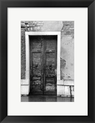 Framed Doors of Venice III Print