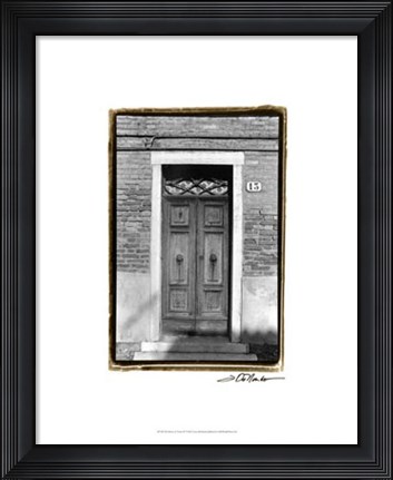 Framed Doors of Venice IV Print