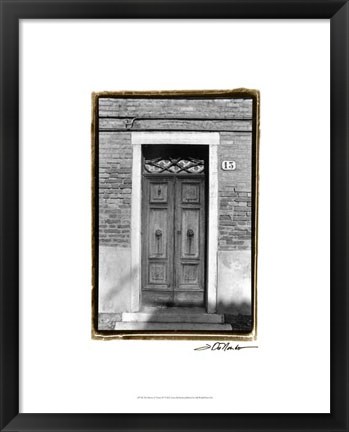 Framed Doors of Venice IV Print