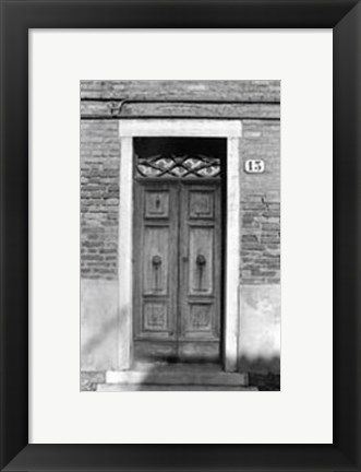 Framed Doors of Venice IV Print