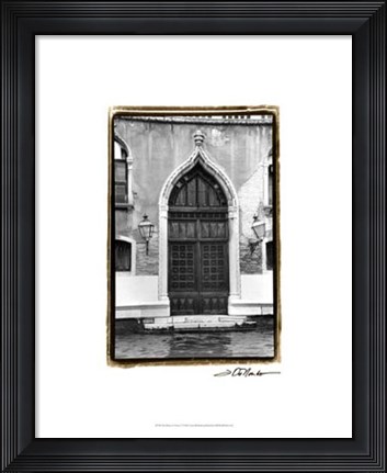 Framed Doors of Venice V Print
