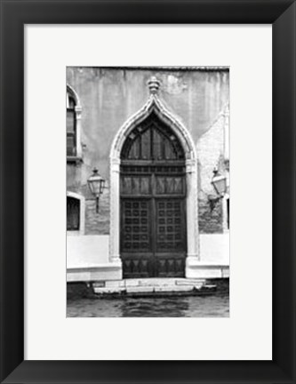 Framed Doors of Venice V Print