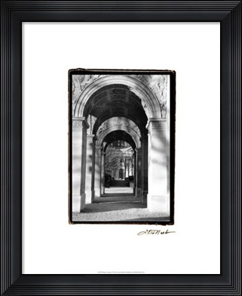 Framed Parisian Archways I Print