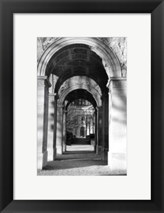 Framed Parisian Archways I Print
