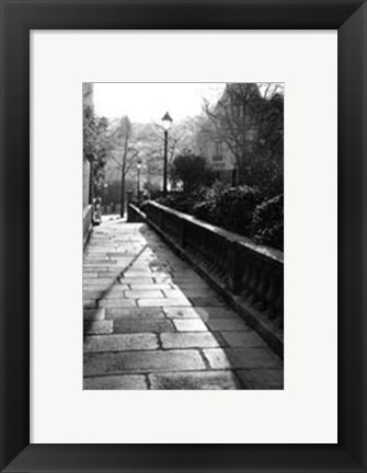 Framed Parisian Walkway I Print