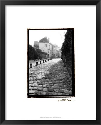 Framed Parisian Walkway II Print
