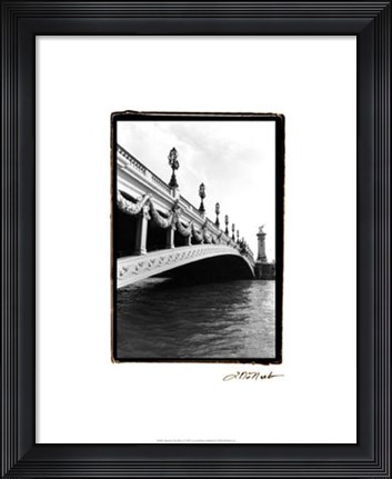 Framed Along The Seine River I Print
