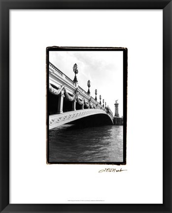 Framed Along The Seine River I Print