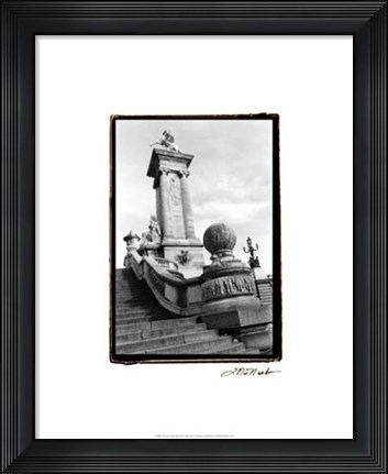 Framed Along The Seine River II Print