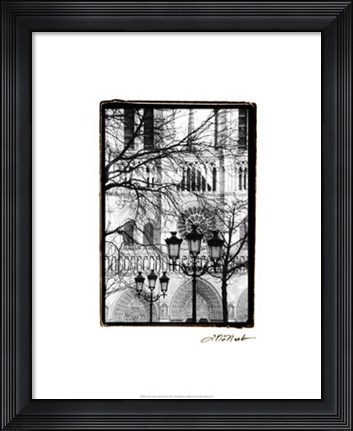 Framed Notre Dame Cathedral II Print