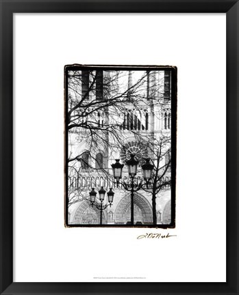 Framed Notre Dame Cathedral II Print