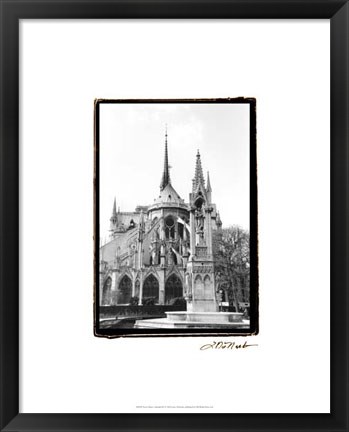 Framed Notre Dame Cathedral III Print