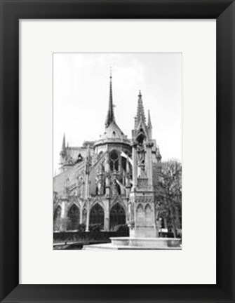 Framed Notre Dame Cathedral III Print