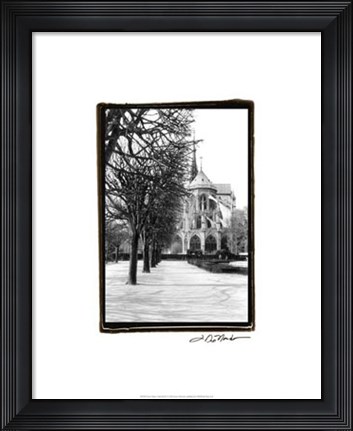 Framed Notre Dame Cathedral IV Print