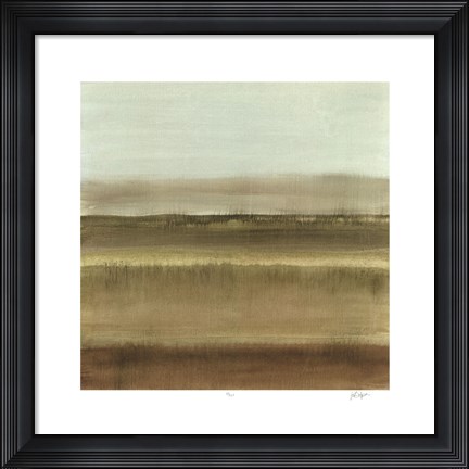 Framed Abstract Meadow I Print