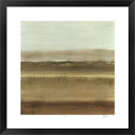 Framed Abstract Meadow I Print