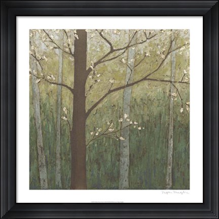 Framed Hudson River Forest I Print