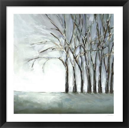 Framed Tree in Winter Print