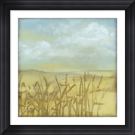 Framed Through the Wheatgrass I Print