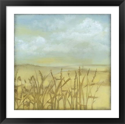Framed Through the Wheatgrass I Print