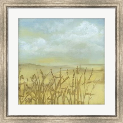 Framed Through the Wheatgrass I Print