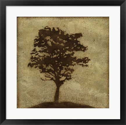 Framed Gilded Tree I Print