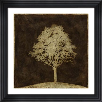 Framed Gilded Tree II Print
