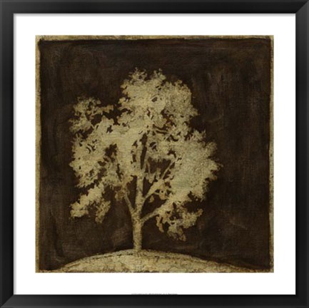 Framed Gilded Tree III Print